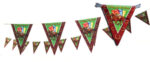 Horse Racing Triangle Pennant-String
