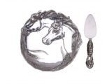 Horse plate with server