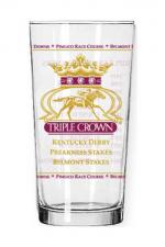 American Pharoah Triple Crown Glass