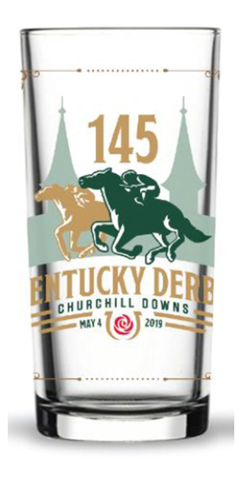 Set of 2 Official Glassware of the 145th Kentucky Derby 2019 Kentucky Derby Mint Julep Glass 