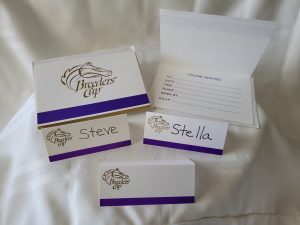 Place cards & BC Invitations