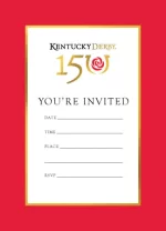 150th Derby Party Invitations